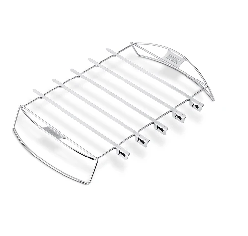 KEBAB SET - STAINLESS STEEL, INCLUDES 5 SKEWERS
