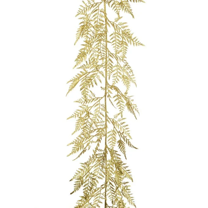 Leather Fern Garland 150cm