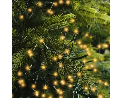 LED cluster lights gb 8 function twinkle effect outdoor green/classic warm L.1350cm - Image 2