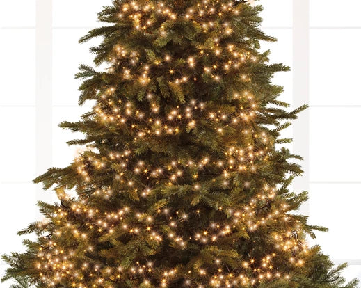 LED cluster lights gb 8 function twinkle effect outdoor green/classic warm L.600cm - Image 3