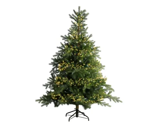 LED cluster lights gb 8 function twinkle effect outdoor green/soft gold L.1050cm - Image 5