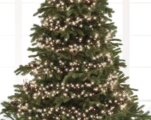 LED cluster lights gb 8 function twinkle effect outdoor green/warm white L.1000cm - Image 3