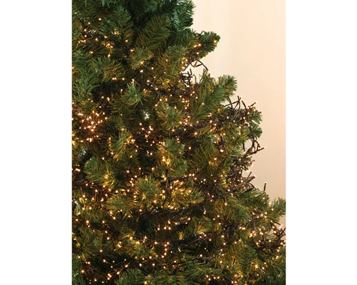 LED cluster lights gb 8 function twinkle effect outdoor green/warm white L.1000cm - Image 5