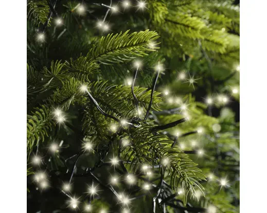 LED cluster lights gb 8 function twinkle effect outdoor green/warm white L.700cm - Image 3