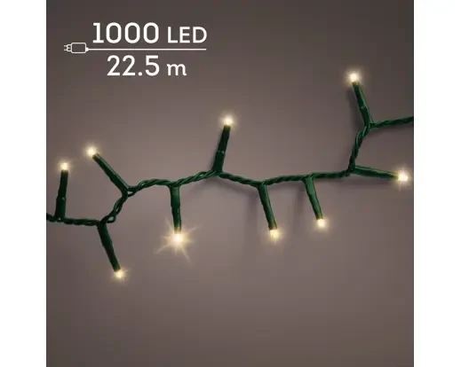 LED compact lights gb 8 function twinkle effect outdoor green/soft gold L.2250cm - Image 3
