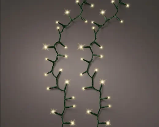 LED compact lights gb 8 function twinkle effect outdoor green/soft gold L.4500cm - Image 4