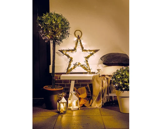 LED compact lights gb 8 function twinkle effect outdoor green/warm white L.1600cm - Image 6