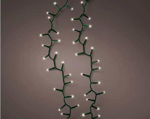 LED compact lights gb 8 function twinkle effect outdoor green/warm white L.2250cm - Image 2