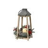 LED lantern firwood steady BO indoor warm white L.21cm x W.21cm x H.50cm - Image 2