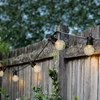 LED partylight gb 8 function twinkle effect outdoor black/warm white dia4.5cm x L.950cm - Image 2