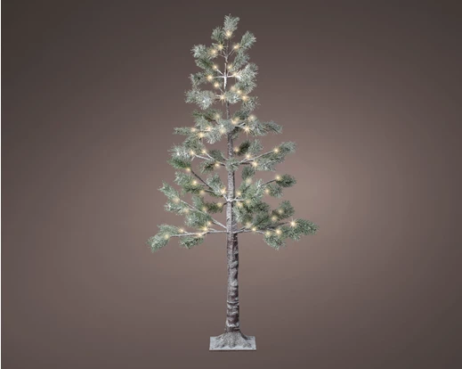 LED tree gb pvc snowy pine steady outdoor brown/warm white L.60cm x W.60cm x H.150cm - Image 3