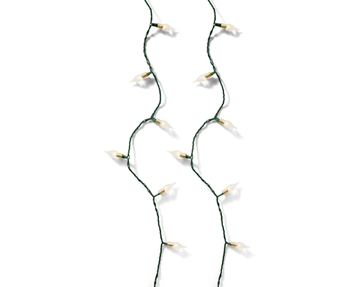 LED vintage lights gb 8 function twinkle effect indoor green/warm white L.1190cm - Image 2