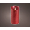 LED waving candle wax wave top BO indoor christmas red/warm white dia7.5cm x H.15cm - Image 2
