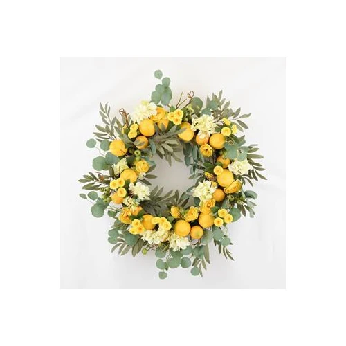 LEMON BLOSSOM WREATH 65CM