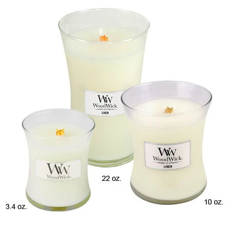 LINEN Large Candle