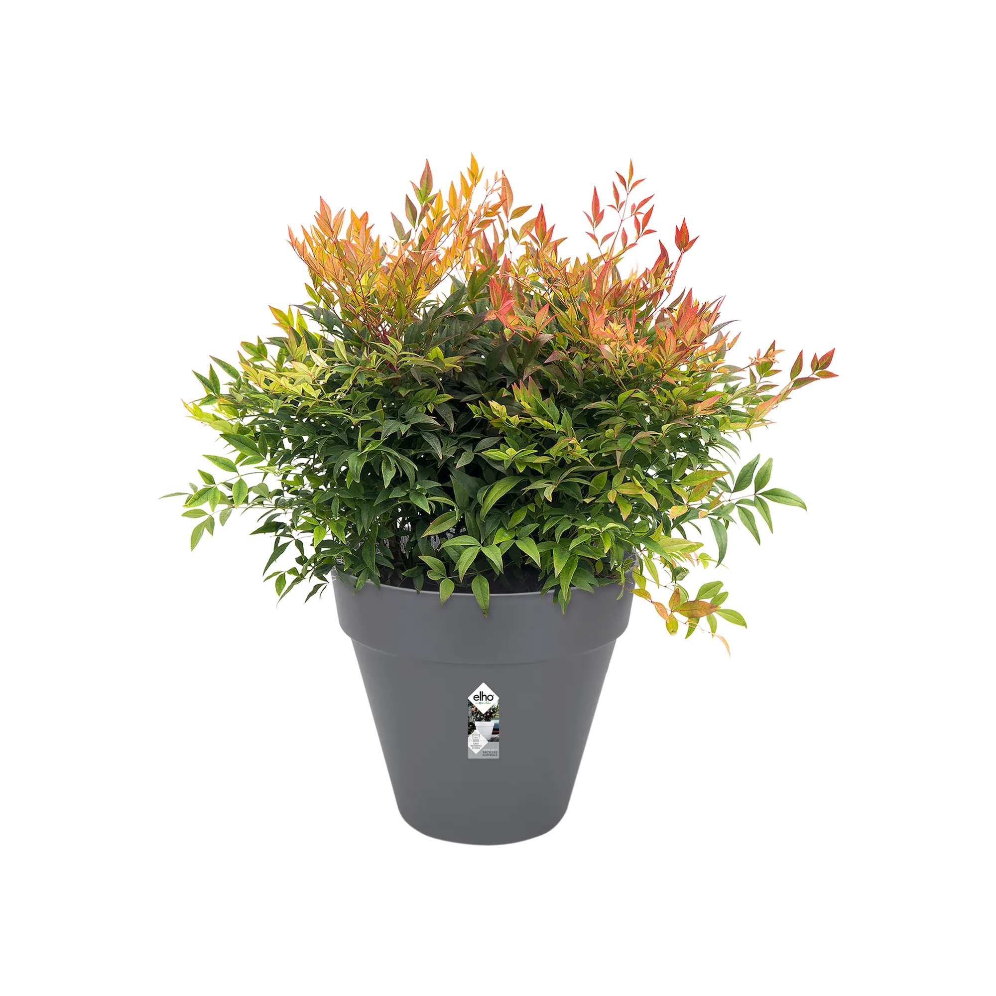 Loft Urban Round Pot On Wheels Ø40cm Athracite - Image 2