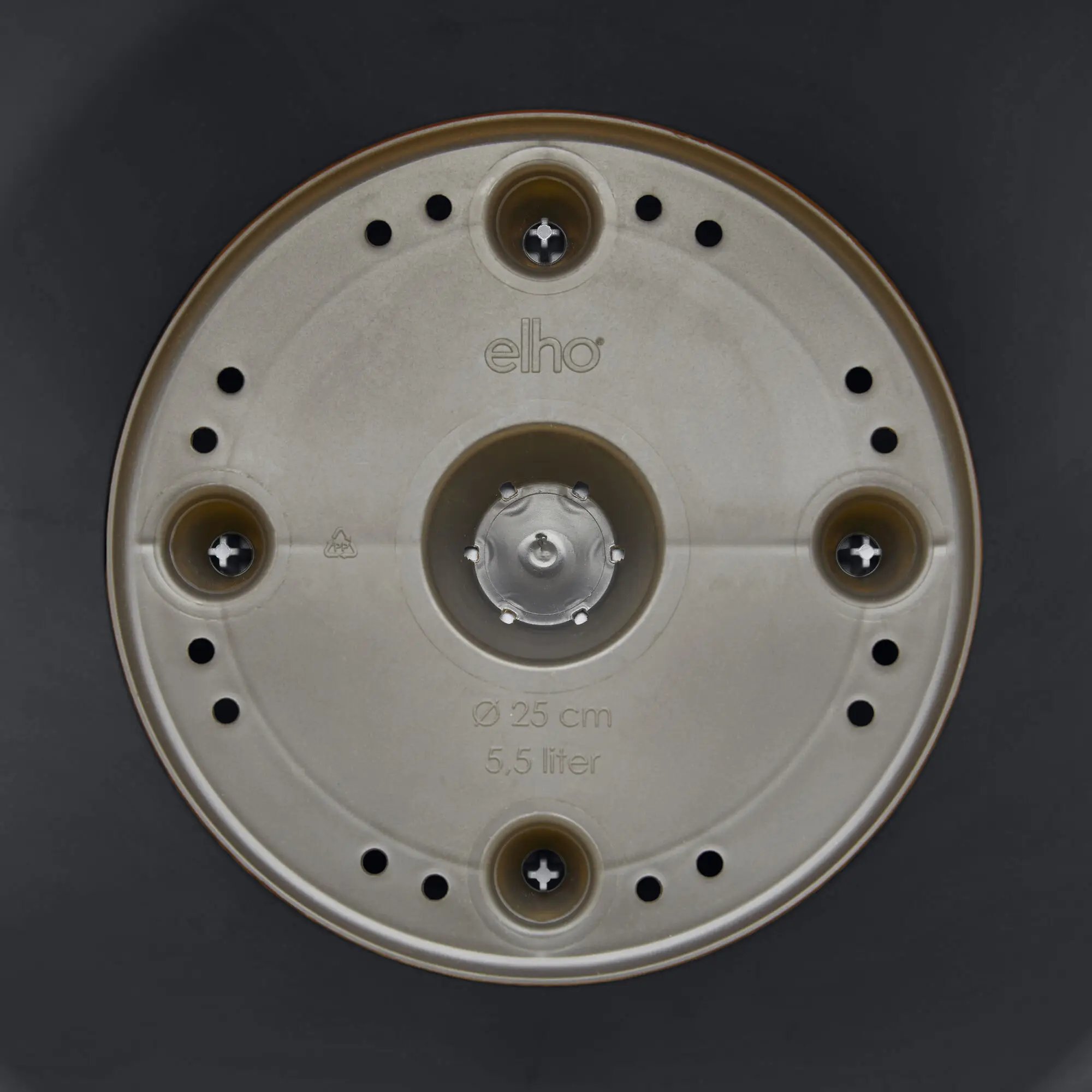 Loft Urban Round Pot On Wheels Ø40cm Athracite - Image 4