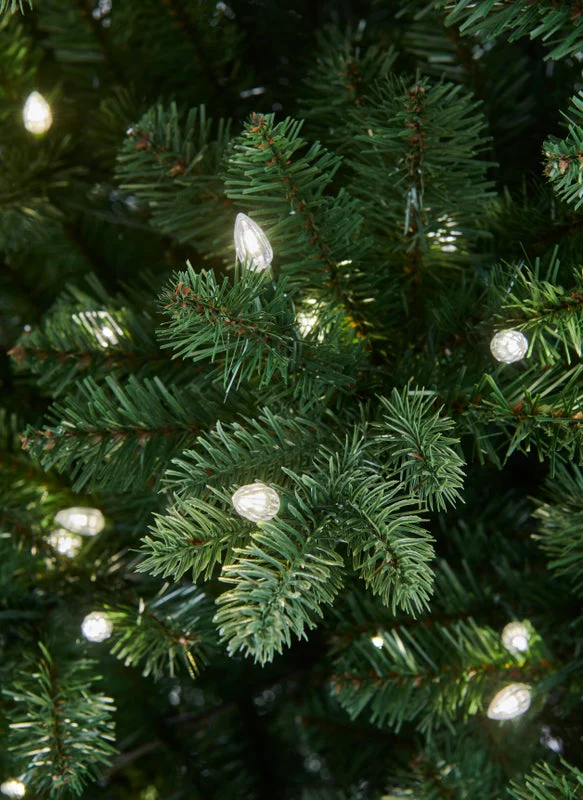 MERRIVALE FIR - 7.5ft Tree with 500 Warm White LED C3 bulbs - Image 3