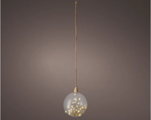 Micro LED ball dia20cm   -   transparent/classic warm - Image 4