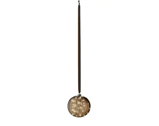 Micro LED ball steady BO indoor brown/warm white D.20cm - Image 2