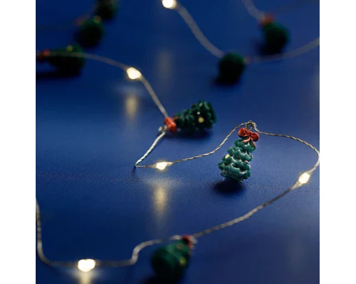 Micro LED deco string lights steady BO indoor 4ass silver/warm white L.190cm - Image 5