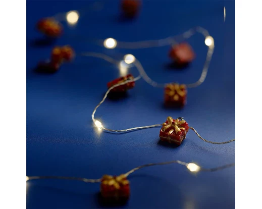 Micro LED deco string lights steady BO indoor 4ass silver/warm white L.190cm - Image 6