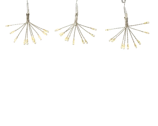 Micro LED stringlights steady BO indoor silver/warm white L.200cm - Image 2