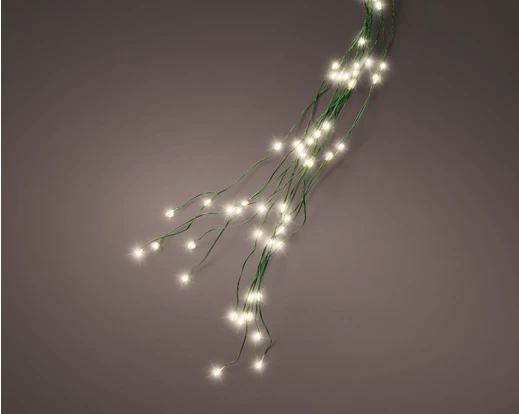 Micro LED tree bunch gb steady outdoor green/warm white L.180cm - Image 2