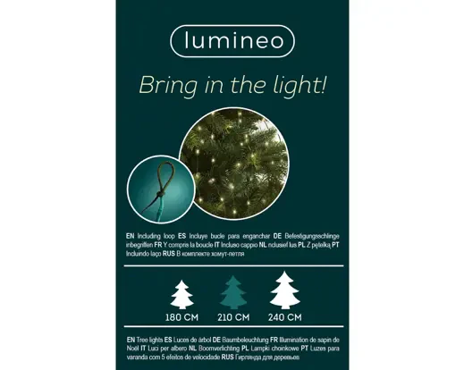 Micro LED tree bunch gb steady outdoor green/warm white L.210cm - Image 2