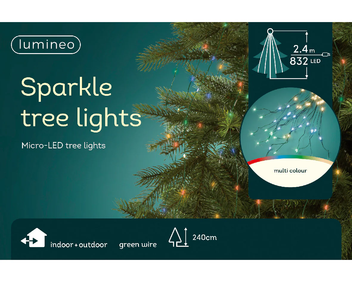 Micro  LED  tree  bunch  L240cm multi colour