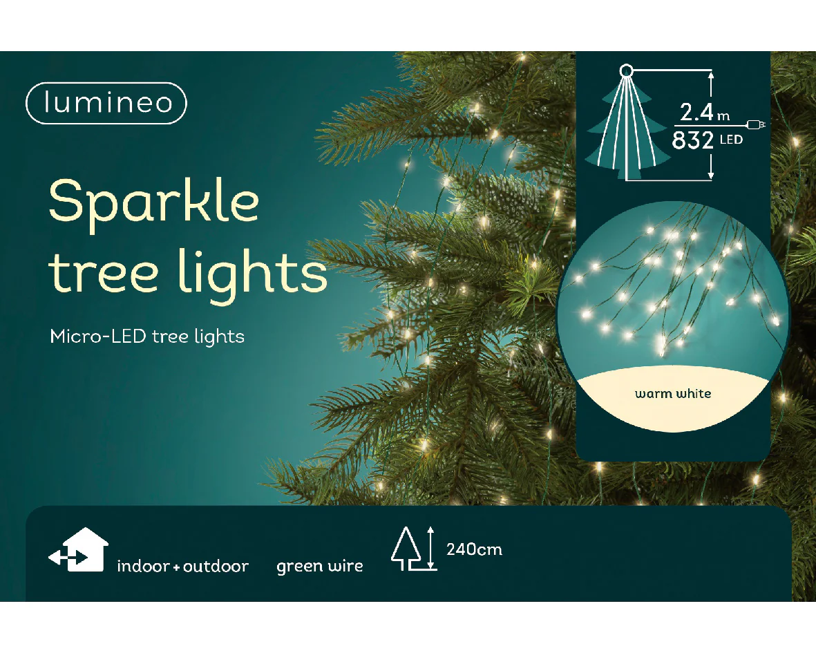 Micro  LED  tree  bunch  L240cm warm white - Image 5