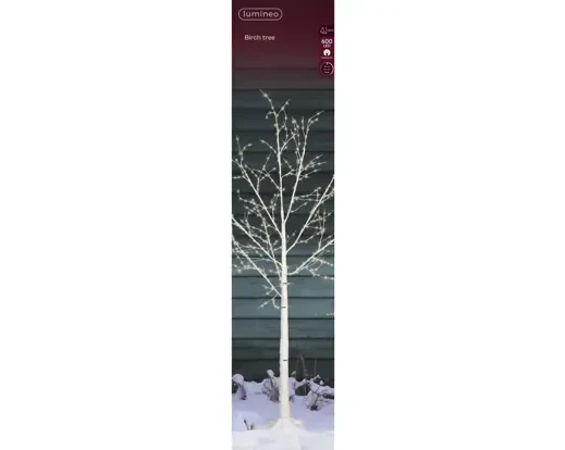 Micro LED tree gb pvc birch steady outdoor white/warm white dia100cm x H.180cm - Image 2