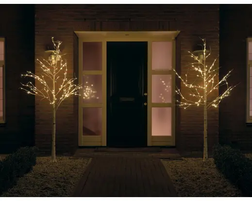 Micro LED tree gb pvc birch steady outdoor white/warm white dia100cm x H.180cm - Image 3