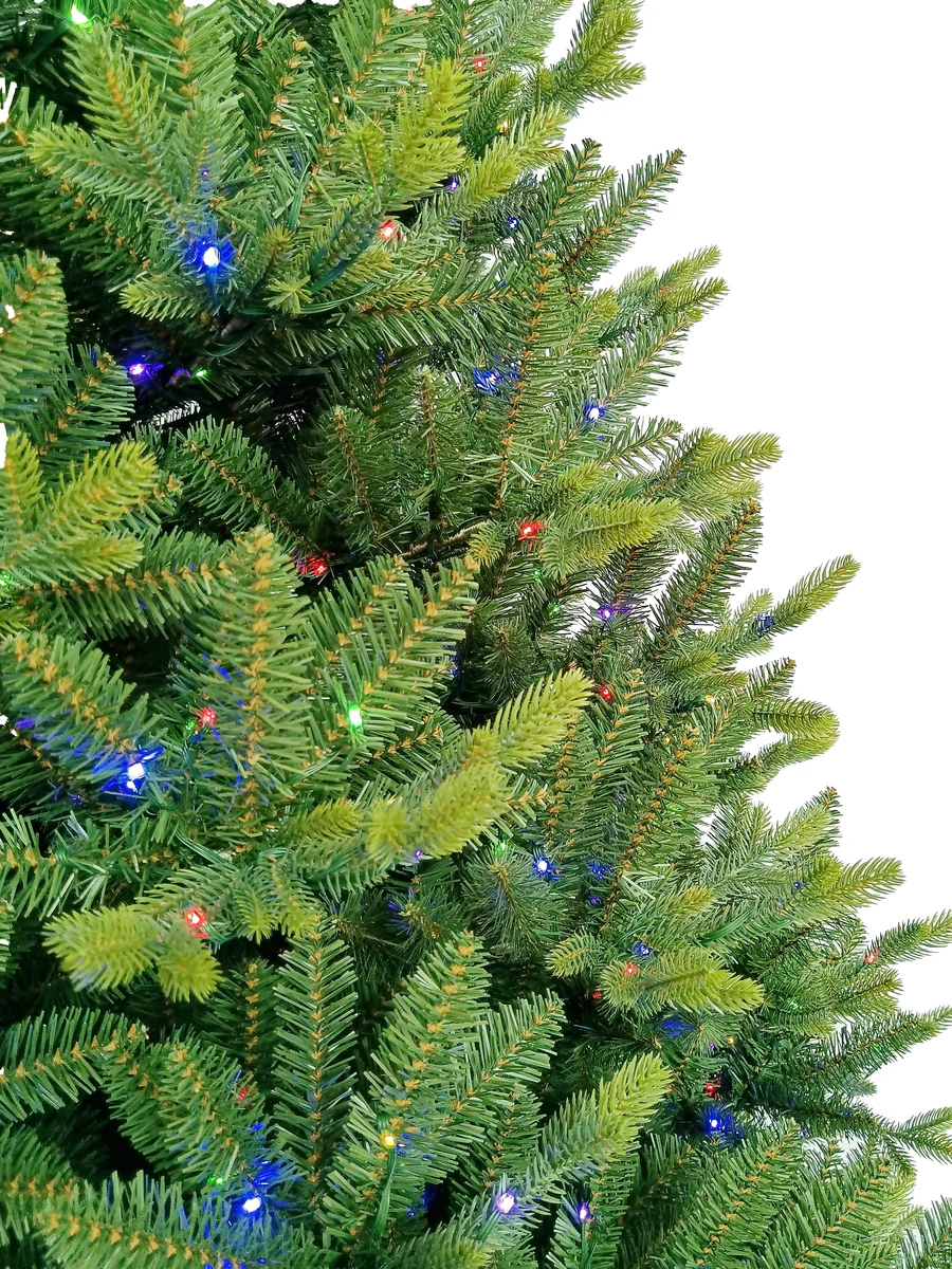 MONTPELLIER FIR - 10ft Tree with 1250 Warm White LED 5mm bulbs and NEW 8 Function - Image 3