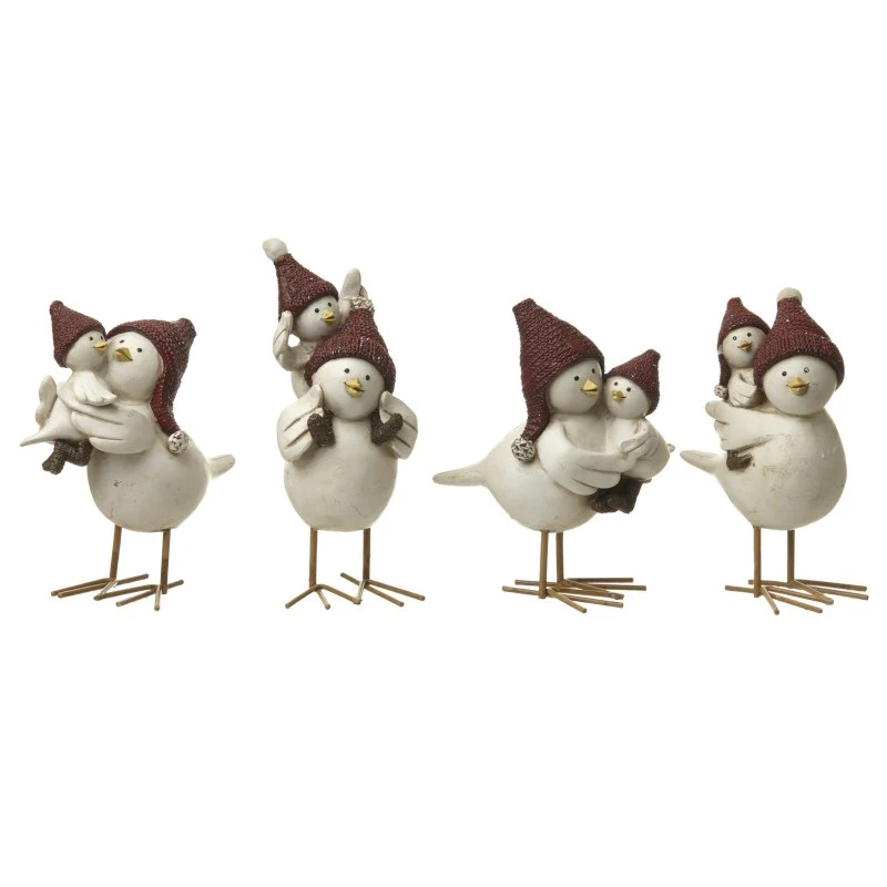 MOTHER BIRDS WITH BABY BIRDS