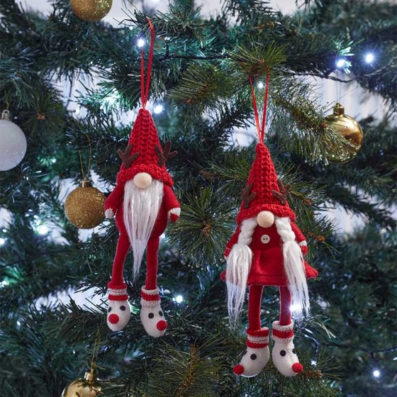 Mr & Mrs Claus - Pendant