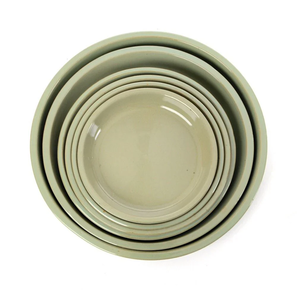 Ø41cm Mint Green Blossom Saucer