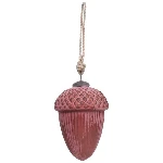 Ornament Vitreous, burgunder, Glas, 13x9x9 cm