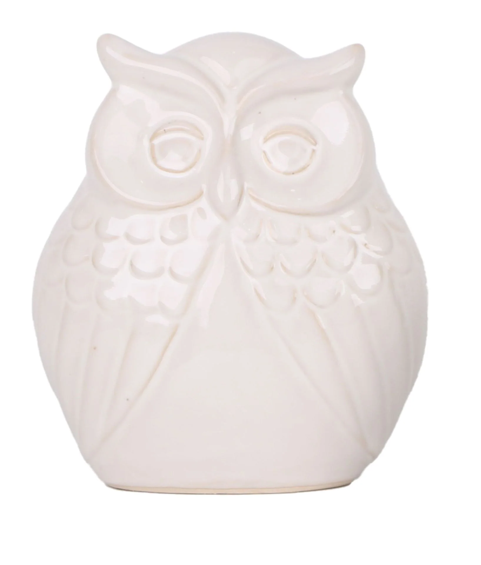 Owl White Dual Decoration L16 W11 H17.5