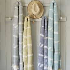 Oxford Stripe Blanket Dove - Image 3