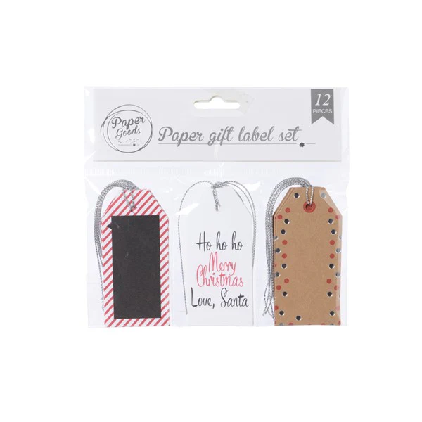 pap tag w hanger w rope 3ass white/red