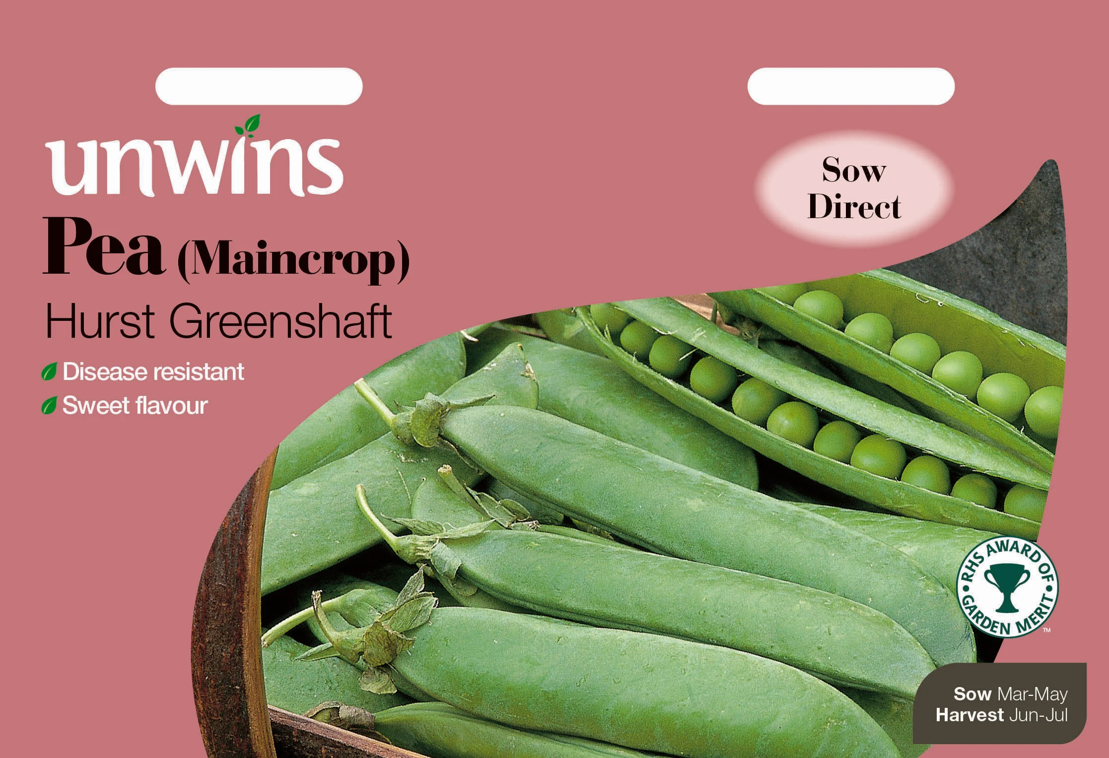 Pea (Maincrop) Hurst Greenshaft
