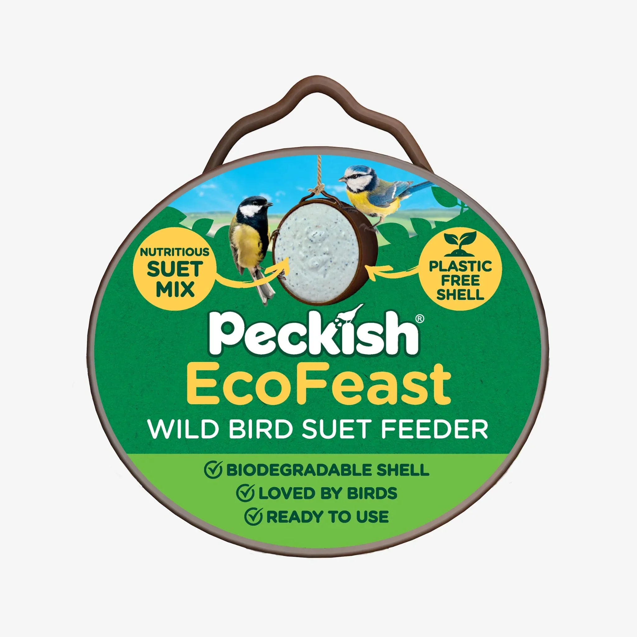 Peckish Complete EcoFeast Suet Feeder Single