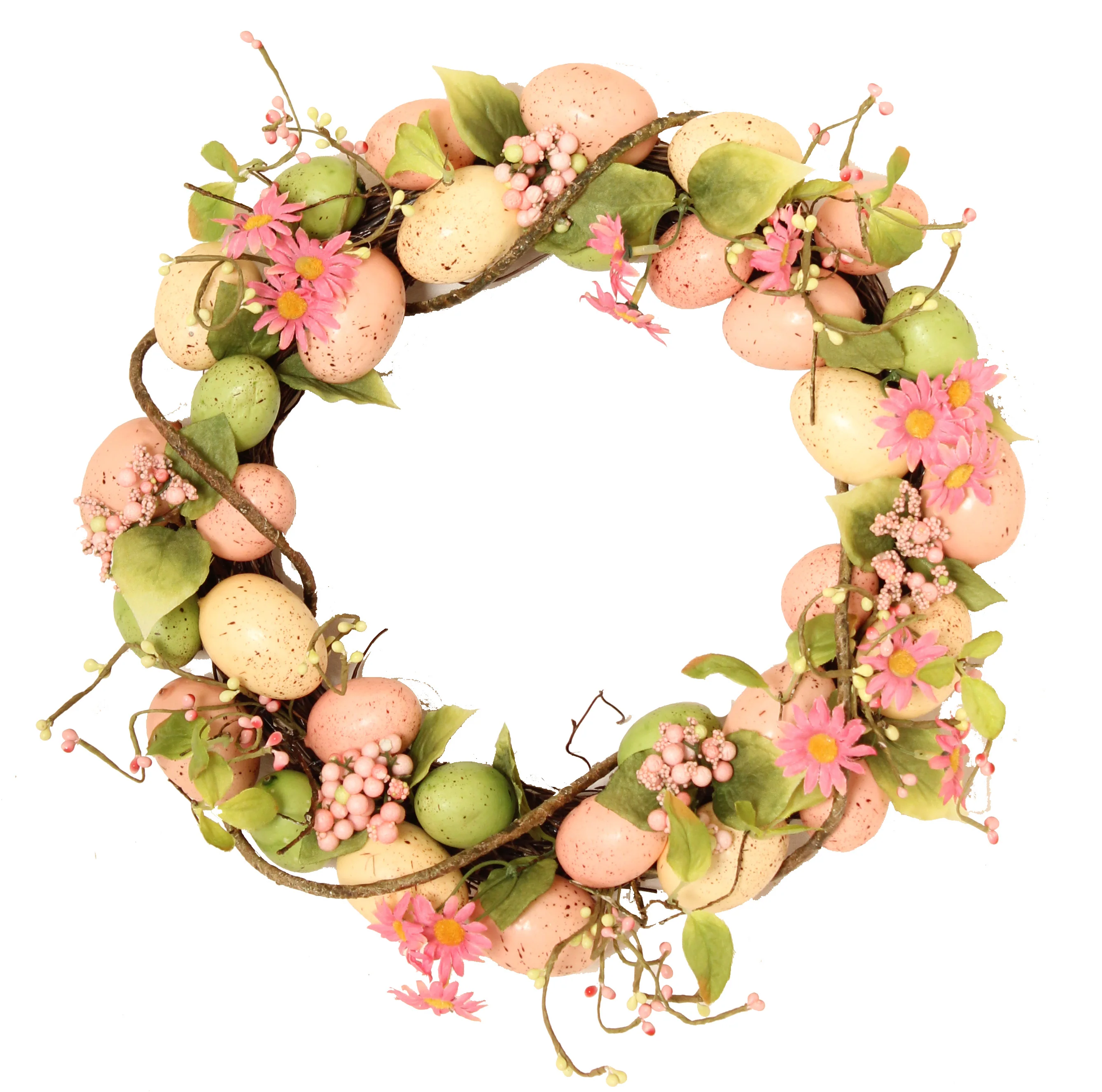 PINK PASTEL EGG WREATH (35CM)
