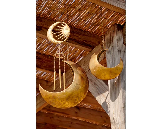 Planter iron moon gold shine moon gold L - Image 2