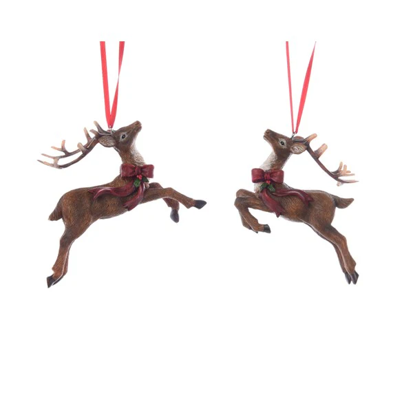 poly deer with hanger 2ass