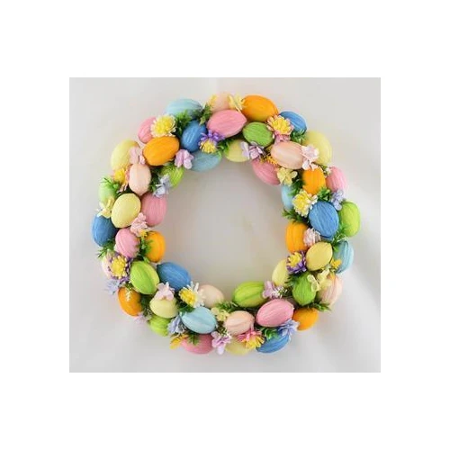 Rainbow Egg Wreath 45cm