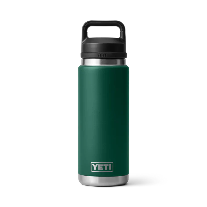 Rambler 26 Oz C Straw Bottle - Black Forest Green
