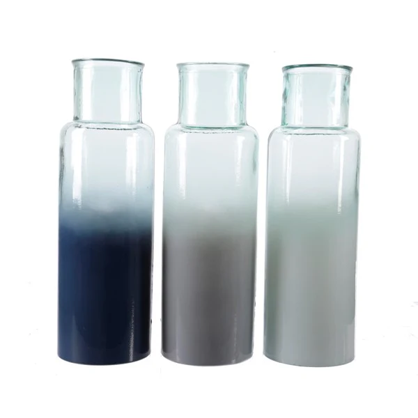 recycled glass vase fading