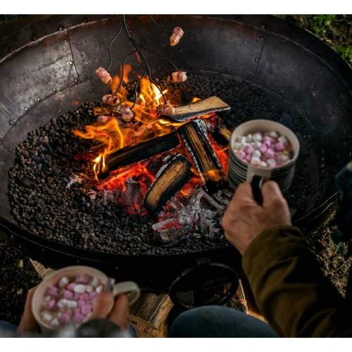 Recycled Kadai Kit Fire Pit 70cm - Image 6